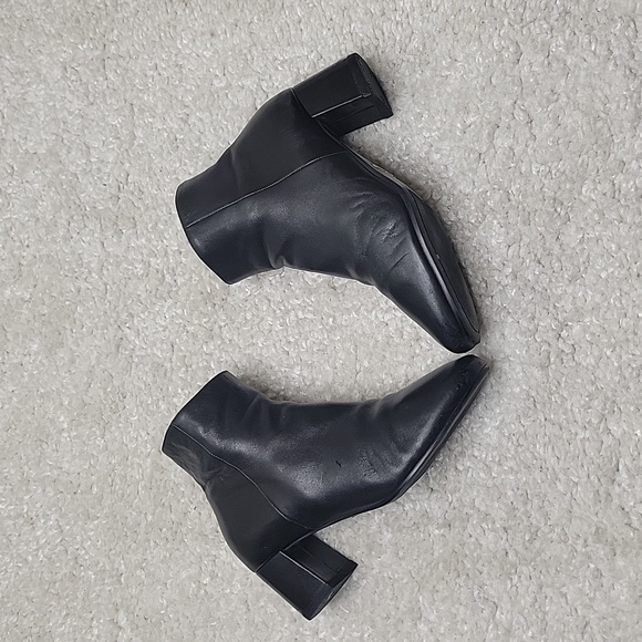 PRADA  LEATHER ankle boots size 5.5 - Picture 6 of 17